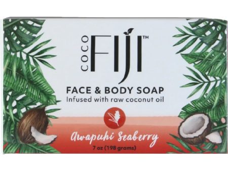 Organic Fiji, Face and Body Soap, Awapuhi Seaberry, 7 oz Online