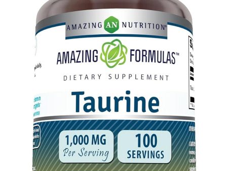 Amazing Formulas, Taurine, 1000 mg, 100 Capsules For Sale