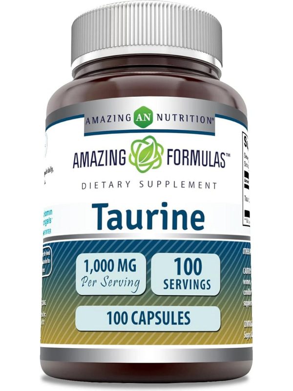 Amazing Formulas, Taurine, 1000 mg, 100 Capsules For Sale