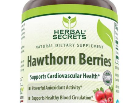 Herbal Secrets, Hawthorn Berries, 565 mg, 120 Capsules Online now