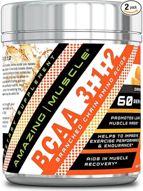 Amazing Muscle, BCAA 3:1:2, Orange, 0.94 lb on Sale