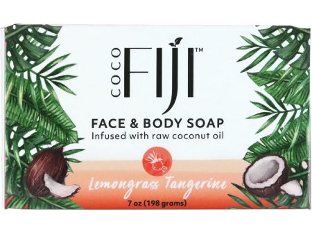 Organic Fiji, Face and Body Soap, Lemongrass Tangerine, 7 oz Discount