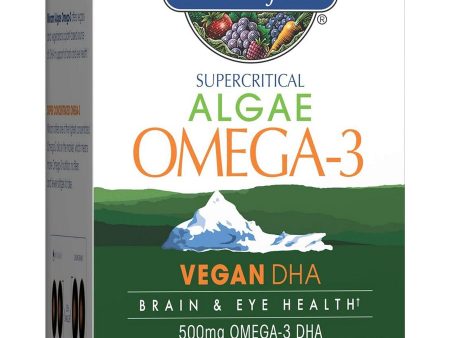 Garden of Life, Algae Omega-3 Vegan DHA, Orange, 500 mg, 60 Softgels Hot on Sale