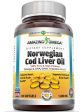 Amazing Omega, Norwegian Cod Liver Oil, 1000 mg, Fresh Orange Flavor, 250 Softgel For Discount