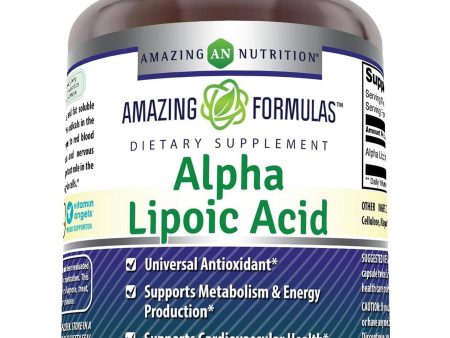 Amazing Formulas, Alpha Lipoic Acid, 600 mg, 60 capsules For Cheap