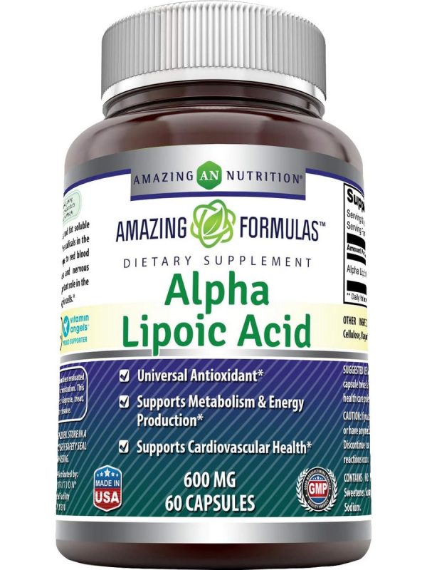 Amazing Formulas, Alpha Lipoic Acid, 600 mg, 60 capsules For Cheap