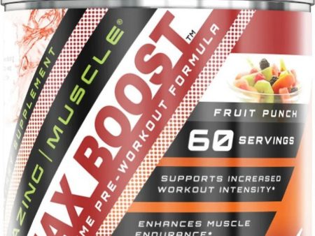 Amazing Muscle, Max Boost Extreme Pre-Workout Formula, Fruit Punch, 1.11 lb Fashion