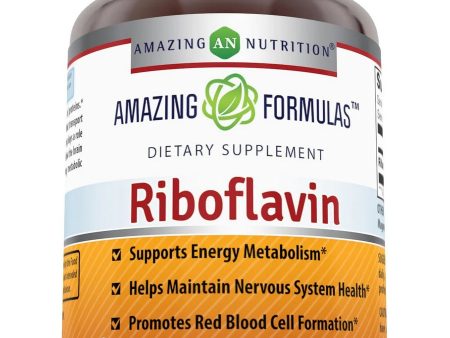 Amazing Formulas, Riboflavin, 400 mg, 120 Capsules Online