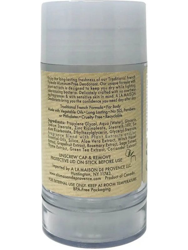 A La Maison de Provence, Fresh Sea Salt Deodorant, 2.4 oz Online Sale