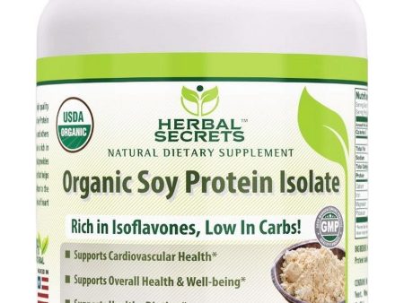 Herbal Secrets, Organic Soy Protein Isolate Powder, Unflavored, 2 lbs Discount