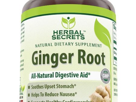 Herbal Secrets, Ginger Root, 550 mg, 120 Veggie Capsules Fashion