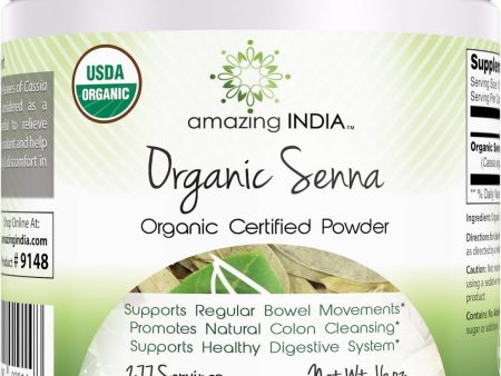 Amazing India, Organic Senna Powder, 16 oz Online Sale