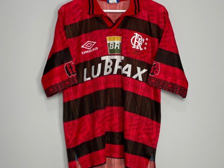 1995 96 FLAMENGO *CENTENARY* HOME SHIRT (XL) UMBRO Sale