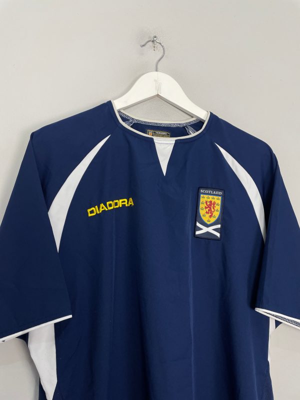 2003 05 SCOTLAND HOME SHIRT (M) DIADORA For Discount