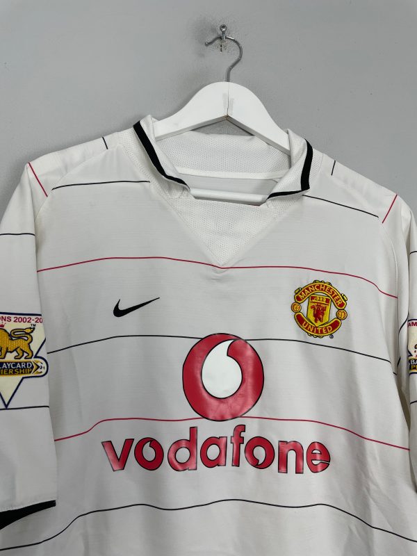 2003 05 MANCHESTER UNITED KEANE #16 AWAY SHIRT (L) NIKE Online Sale