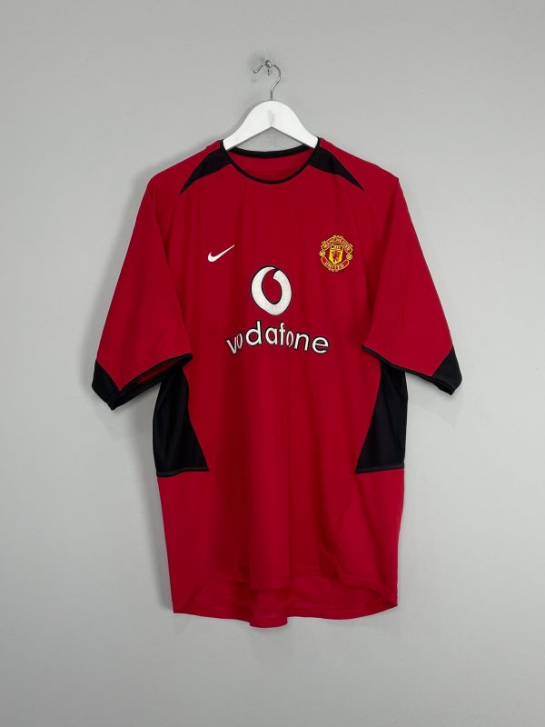 2002 04 MANCHESTER UNITED SOLSKJAER #20 HOME SHIRT (L) NIKE Online