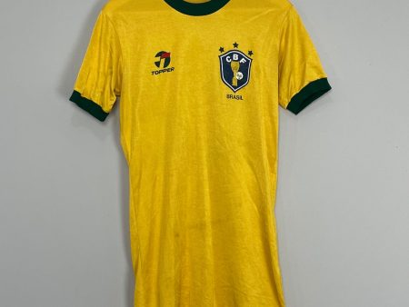 1983 85 BRAZIL #22 HOME SHIRT (XL) TOPPER For Sale