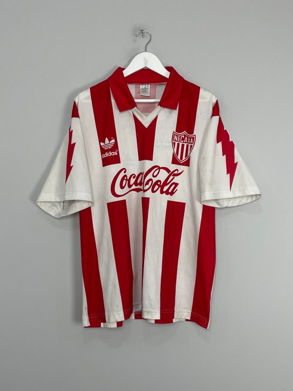 1994 95 NECAXA *SIGNED* HOME SHIRT (M) ADIDAS Online Sale