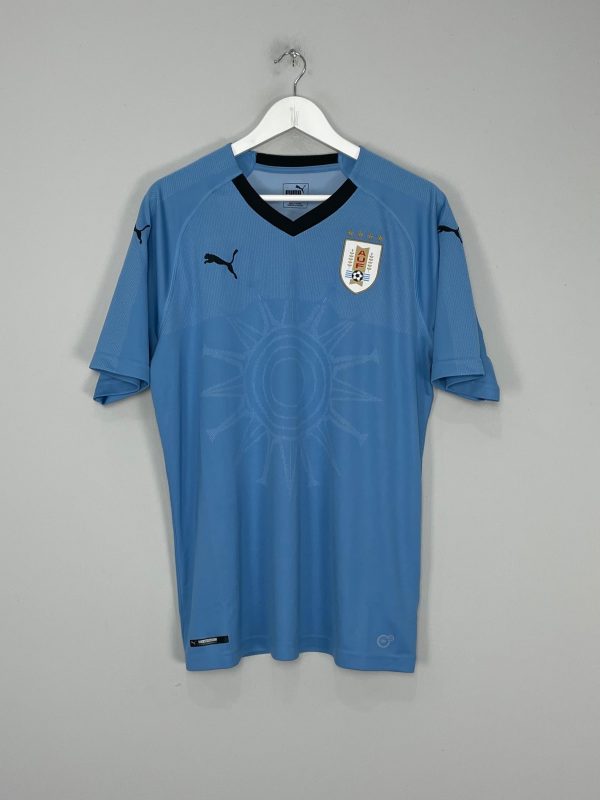 2018 19 URUGUAY HOME SHIRT (L) PUMA For Sale