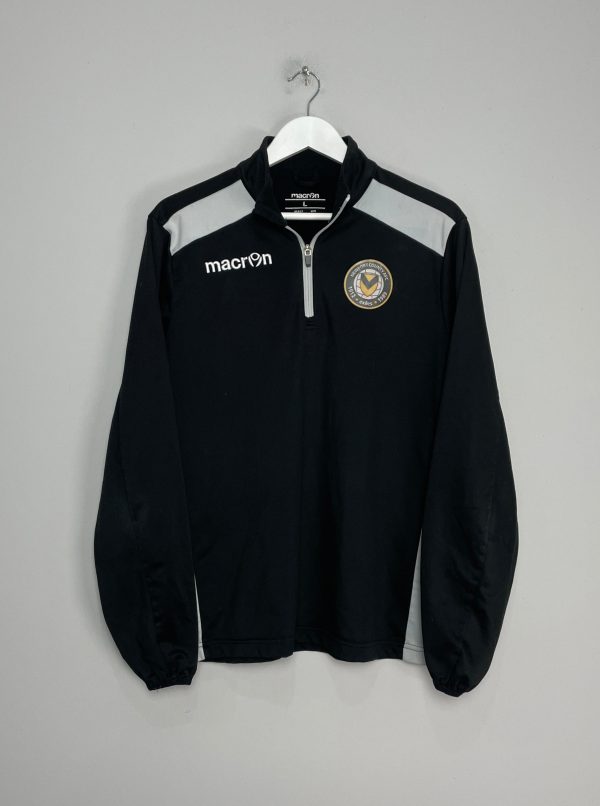 2017 18 NEWPORT COUNTY 1 4 ZIP TRAINING TOP (L) MACRON Online