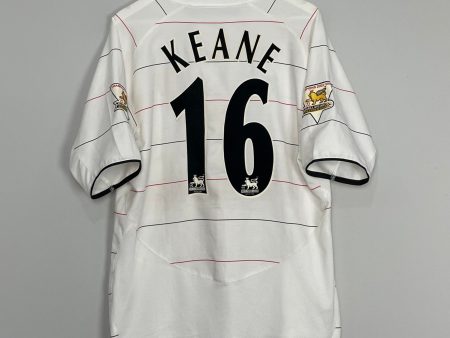 2003 05 MANCHESTER UNITED KEANE #16 AWAY SHIRT (L) NIKE Online Sale