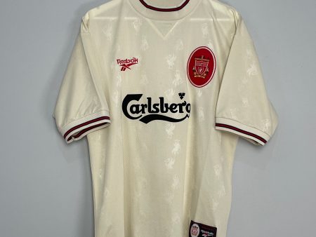 1996 97 LIVERPOOL AWAY SHIRT (L) REEBOK Online Hot Sale