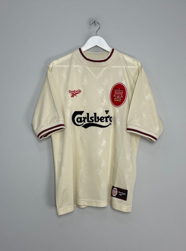 1996 97 LIVERPOOL AWAY SHIRT (L) REEBOK Online Hot Sale