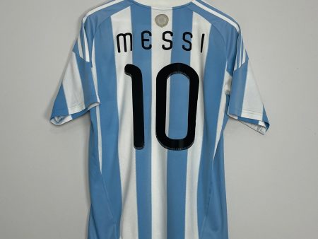 2010 11 ARGENTINA MESSI #10 HOME SHIRT (L) ADIDAS Discount