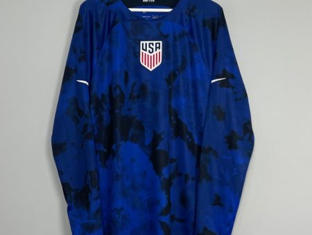 2022 23 USA L S AWAY SHIRT (XL) NIKE Online now