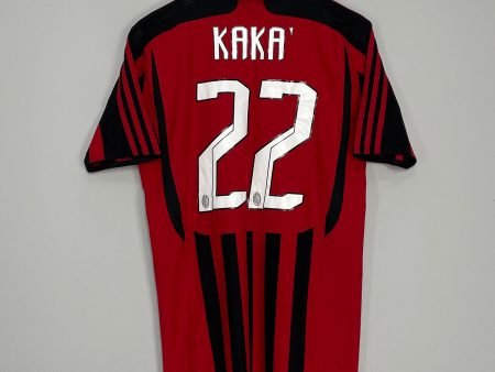 2007 08 AC MILAN KAKA #22 HOME SHIRT (S) ADIDAS For Cheap