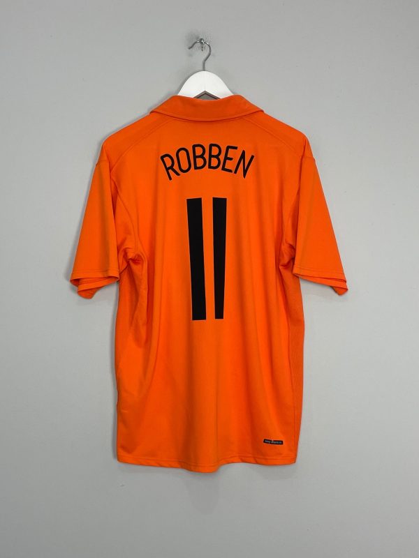 2006 08 NETHERLANDS ROBBEN #11 HOME SHIRT (L) NIKE Online Hot Sale