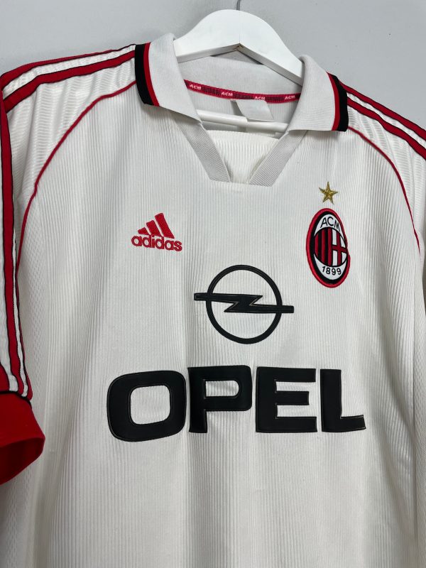 1999 00 AC MILAN AWAY SHIRT (XL) ADIDAS Online Sale