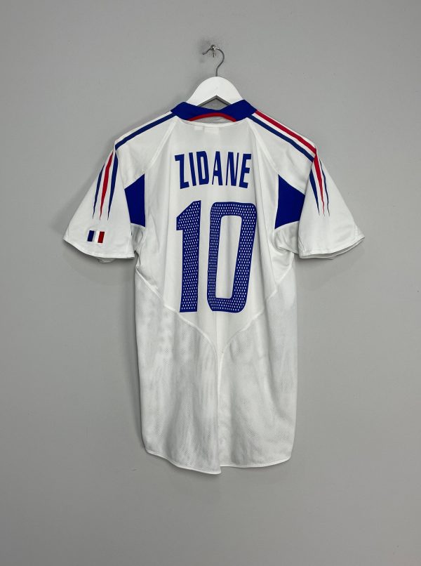 2004 06 FRANCE ZIDANE #10 AWAY SHIRT (S) ADIDAS Online Hot Sale