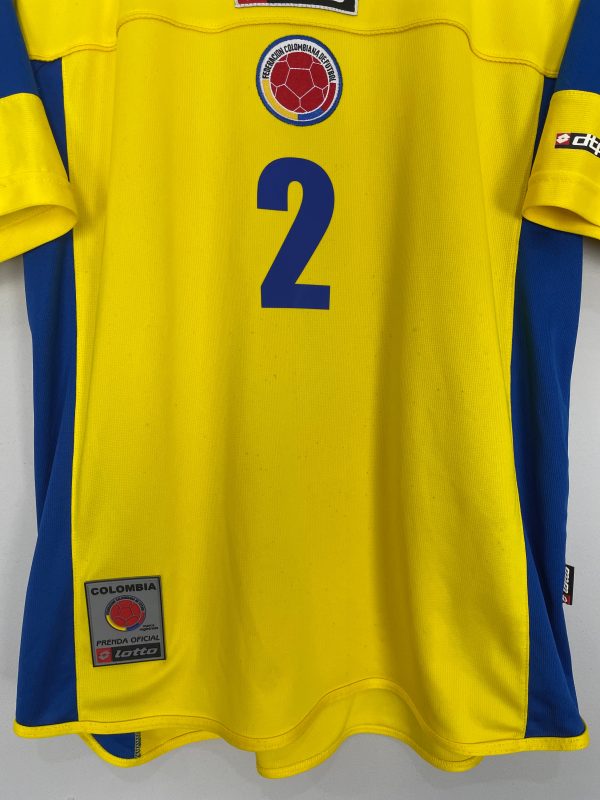 2003 04 COLOMBIA I.CORDOVA #2 HOME SHIRT (L) LOTTO Hot on Sale