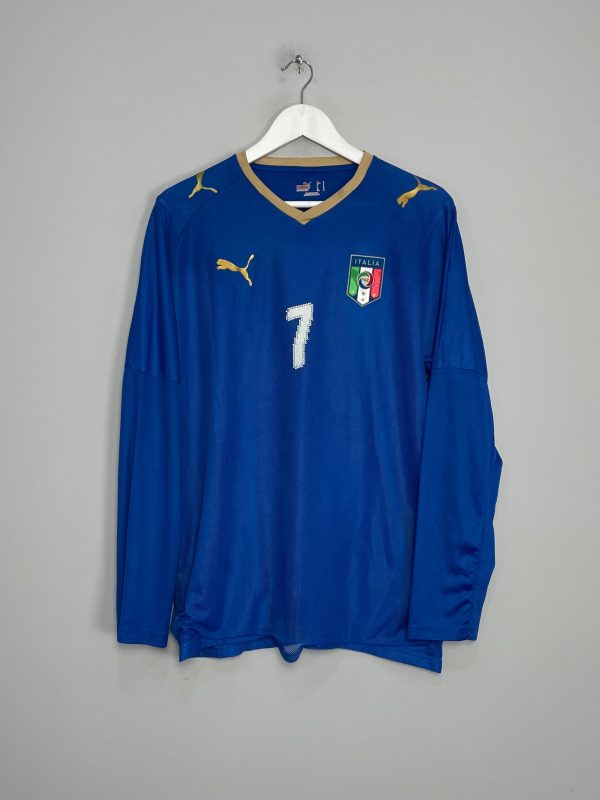 2007 08 ITALY DEL PIERO #7 L S HOME SHIRT (L) PUMA Online now