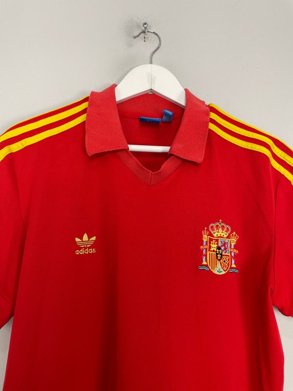 1982 SPAIN #10 *RE-ISSUE* HOME SHIRT (L) ADIDAS Hot on Sale