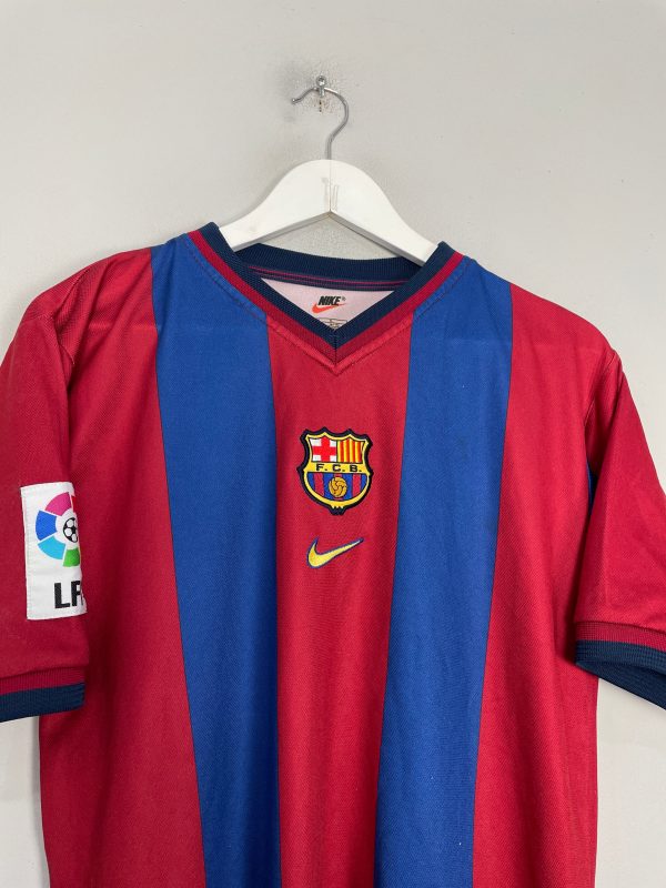 1998 99 BARCELONA HOME SHIRT (XL.KIDS) NIKE Hot on Sale