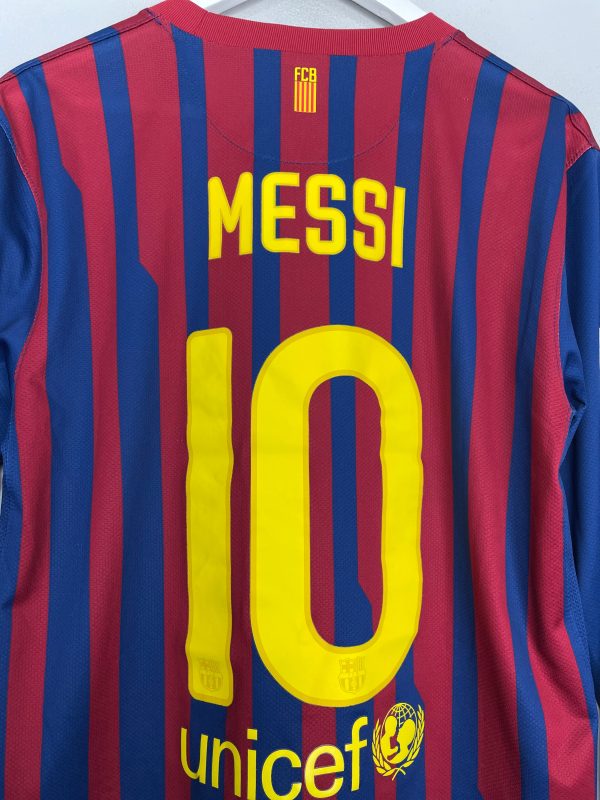 2011 12 BARCELONA MESSI #10 L S HOME SHIRT (M) NIKE Online now