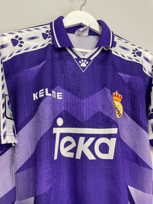 1996 97 REAL MADRID AWAY SHIRT (L) KELME Cheap