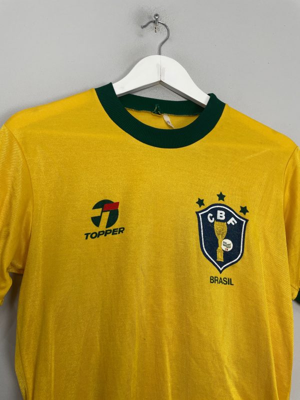 1983 85 BRAZIL #22 HOME SHIRT (XL) TOPPER For Sale