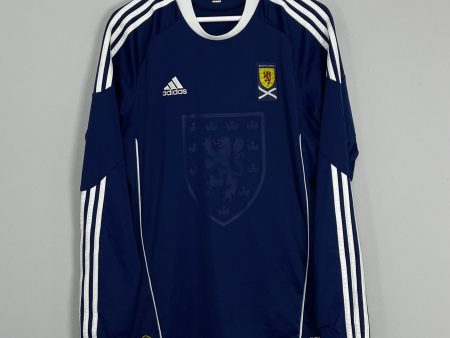 2010 11 SCOTLAND L S HOME SHIRT (M) ADIDAS Online Hot Sale