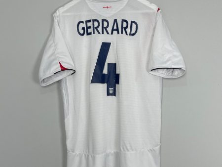 2005 07 ENGLAND GERRARD #4 HOME SHIRT (L) UMBRO Sale