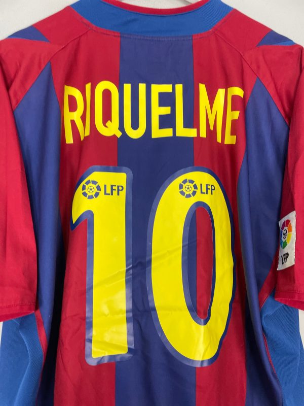 2002 03 BARCELONA RIQUELME #10 HOME SHIRT (XL) NIKE Online now