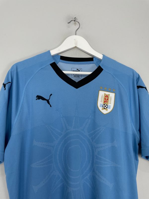 2018 19 URUGUAY HOME SHIRT (L) PUMA For Sale