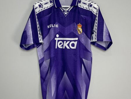 1996 97 REAL MADRID AWAY SHIRT (L) KELME Cheap