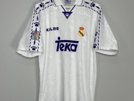 1996 97 REAL MADRID HOME SHIRT (M) KELME Supply