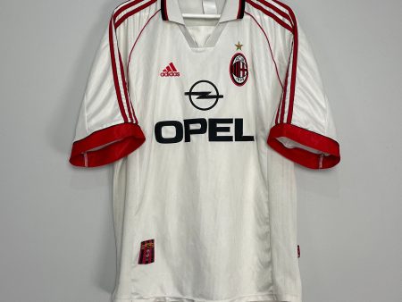 1999 00 AC MILAN AWAY SHIRT (XL) ADIDAS Online Sale