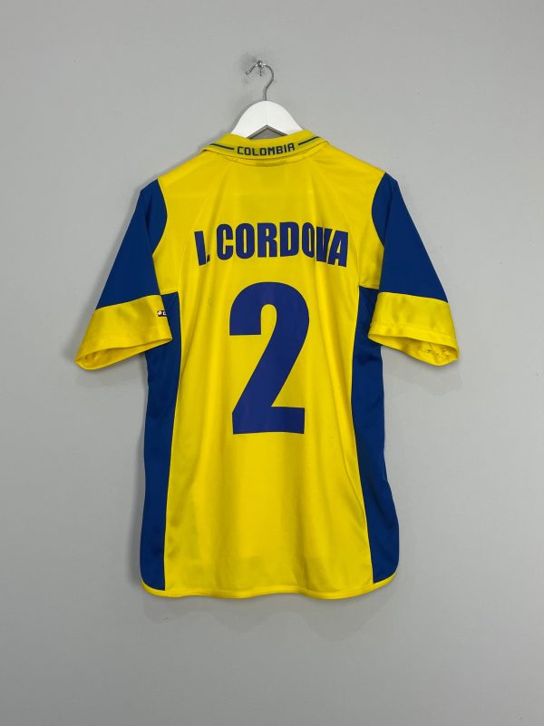 2003 04 COLOMBIA I.CORDOVA #2 HOME SHIRT (L) LOTTO Hot on Sale