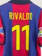 2000 01 BARCELONA RIVALDO #11 HOME SHIRT (L) NIKE For Sale