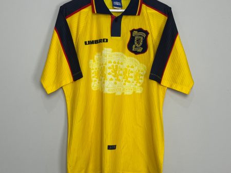 1996 99 SCOTLAND AWAY SHIRT (L) UMBRO Online now